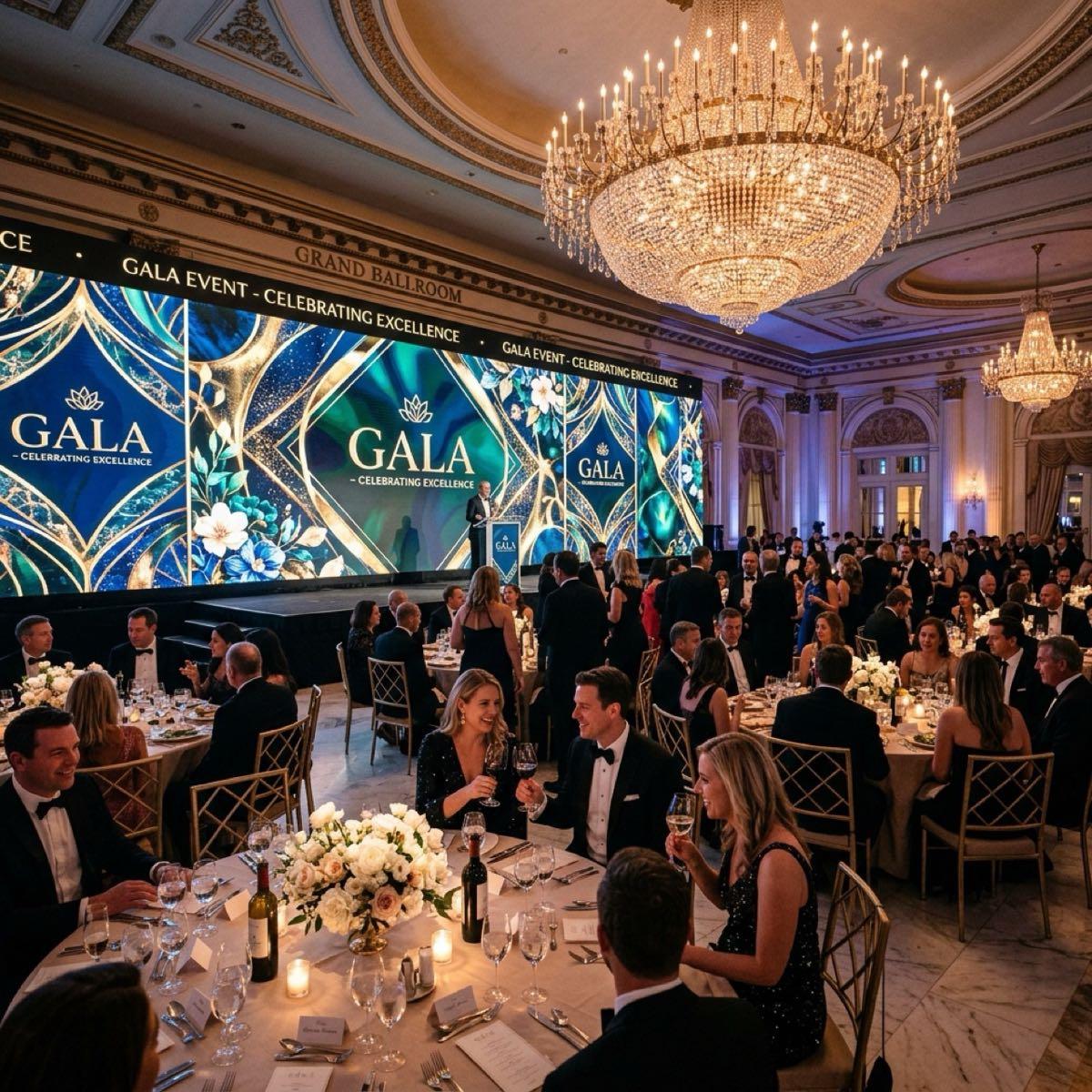 Ballroom LED stage for a five-star hospitality brand