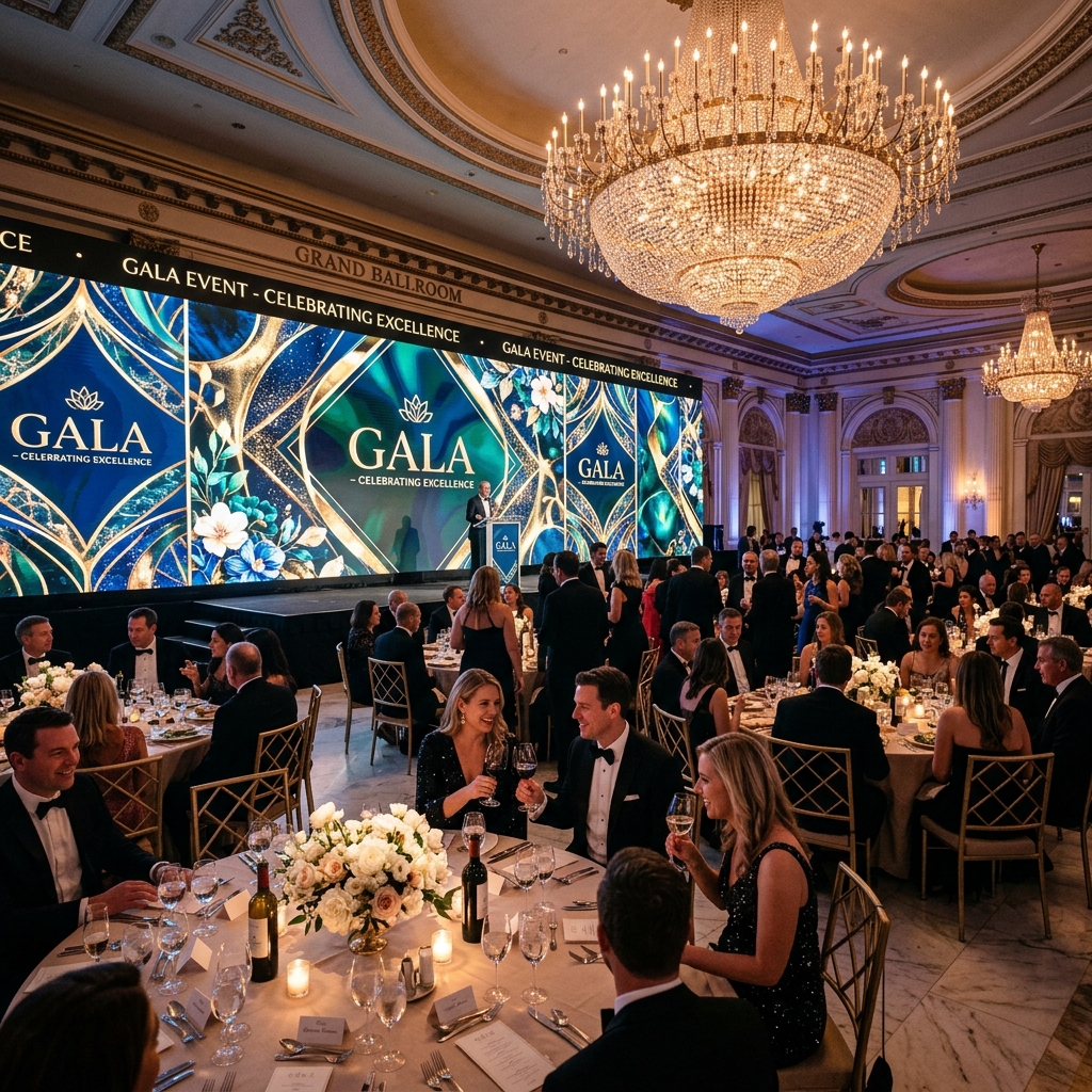 Ballroom LED stage for a five-star hospitality brand